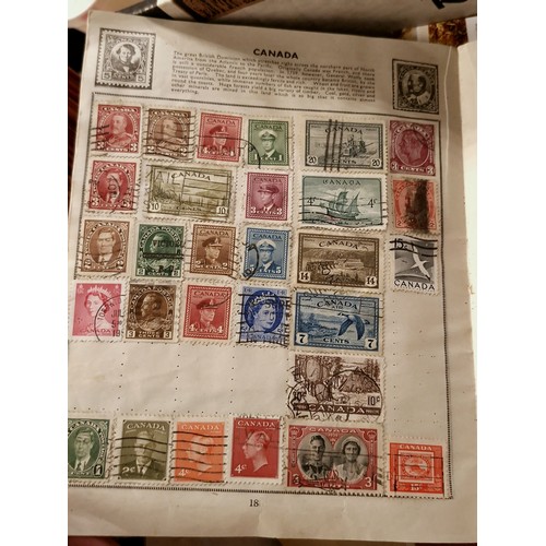 1038 - A huge  box of stamp collectors memorabilia. Includes literature, booklets, rare US/UN mail unused u... 