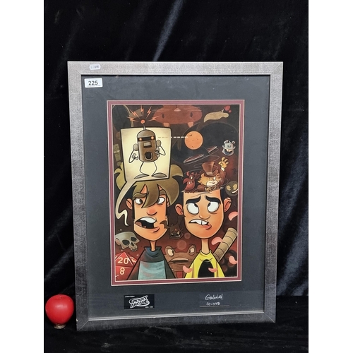 225 - A fab limited edition (203/1000) art cell laser print from the Penny Arcade webcomic series. Signed ... 