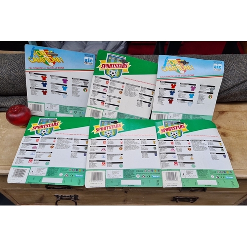 678 - Set of six 1989 Kenner (Tonka) Sportstars figures, brand new old stock with sealed cards. Featuring ... 