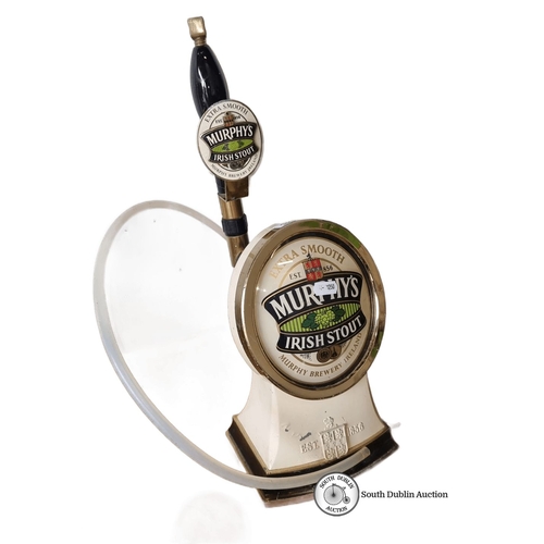 1289 - Murphy's Irish Stout tap handle and base, featuring Murphy Brewery Ireland logo. Established 1856. D... 