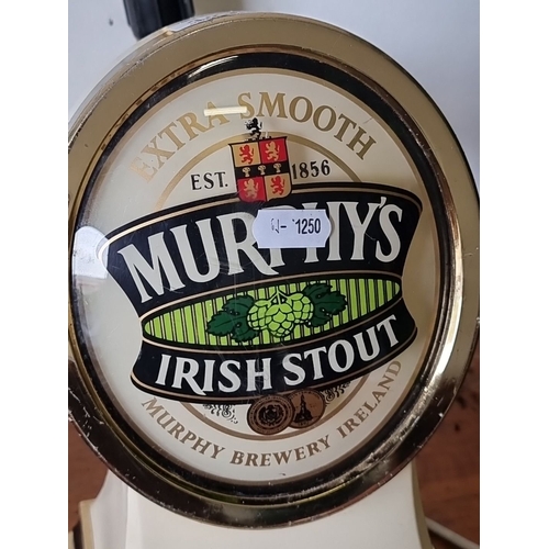 1289 - Murphy's Irish Stout tap handle and base, featuring Murphy Brewery Ireland logo. Established 1856. D... 