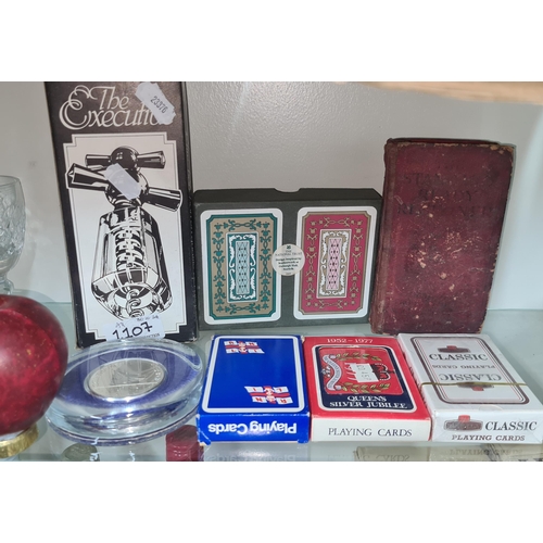 1107 - A lot of vintage items including The Executive Harrison line corkscrew in original box, OCL'S Thames... 