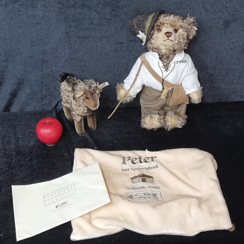 1180 - Star Lot : A Steiff 2003 Peter the Shepard bear with lamb. Edition 40 out of 1,500 pieces. Comes wit... 