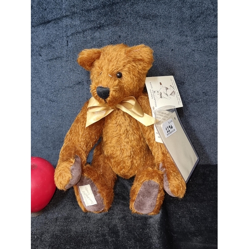 1194 - A highly collectable Dean's Rag Book Company Ltd 'Hobson' Teddy Bear number 1761. Produced in 1999, ... 