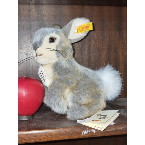 1204 - A delightful original Dormili Rabbit Steiff Teddy Bear. As new with button in the ear and original t... 