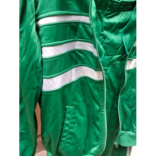 489 - A fantastic retro 1990 Adidas Ireland world cup tracksuit the trade mark with three stripes - 180cm ... 