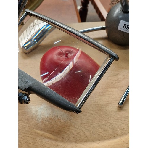 894 - Star lot : A fabulous 1930's Enbeeco desktop magnifying glass. Super piece. Was used by early law en... 