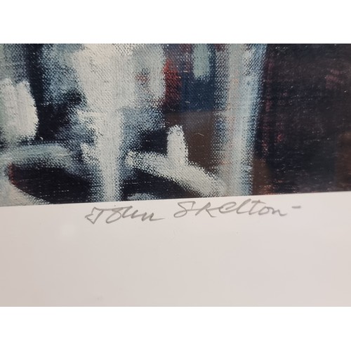 212 - Star Lot : A large hand signed by John Skelton  and titled giclee print of a John Skelton oil painti... 