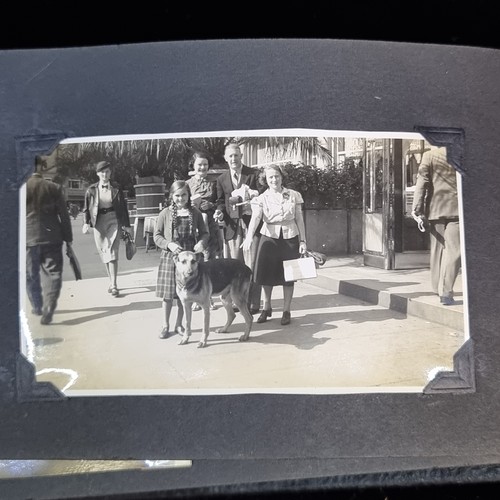 304 - A fantastic antique 80% full photograph album, giving a wonderful insight into a families emigration... 