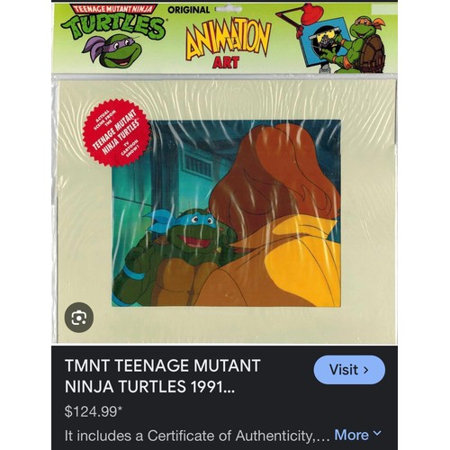 1109 - Two brand new unopened Teenage Mutant Ninja Turtles original animation art. From the original produc... 