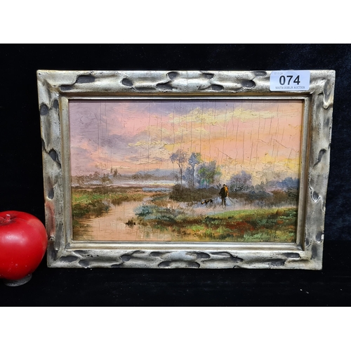 74 - Star Lot: 'Jef Louis Van Leemputten (Belgian, 1865-1948)' A serene original 'Jef Louis Van Leemputte... 