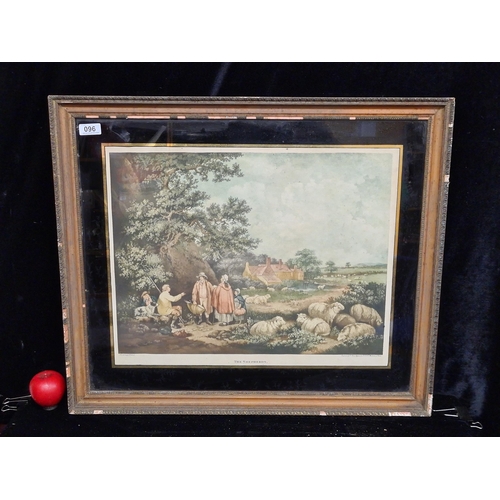 96 - A vintage print after an original painting by the English painter George Morland (1763- 1804) titled... 