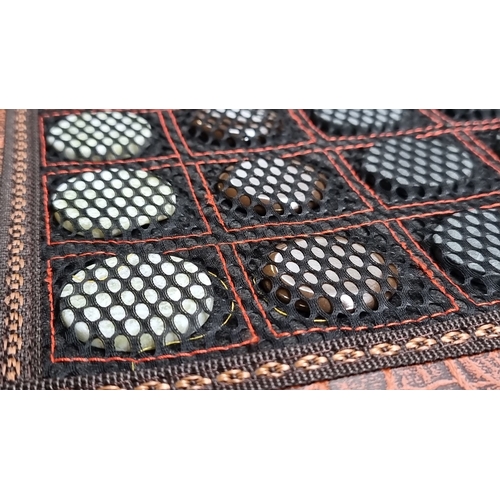 455 - Infrared heating jade and stone mat with control panel, carrying case included. Brand: Yushi Zhishi ... 