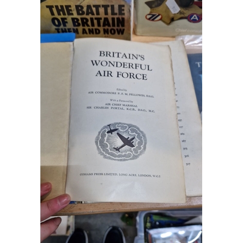 657 - Collection of military-themed books, including 