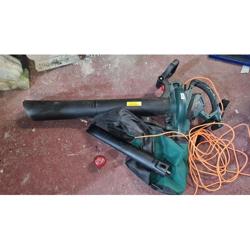 924 - Parkside PLS 3000 A1 electric leaf blower and vacuum, 3000W, manufactured March 2021, includes power... 