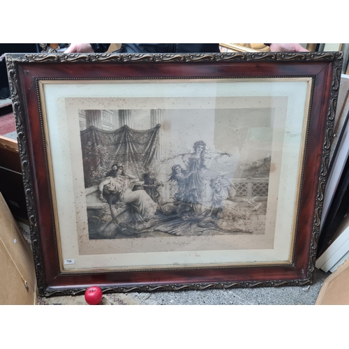 756 - An large antique print after an original painting by Diana Coomans (1861-1952) titled 'The Bird Char... 