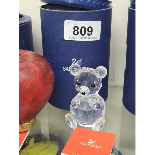 809 - A Swarovski large bear figure. RRP £80.00 on thecrystallodge.co.uk. Super collectors item. With orig... 