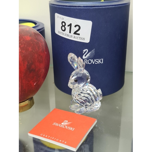 812 - A Swarovski mother rabbit. RRP £55.00 on thecrystallodge.co.uk. Super collectors item. With original... 