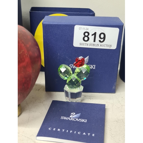 819 - A Swarovski cactus. RRP £65.00 on thecrystallodge.co.uk. Super collectors item. With original presen... 