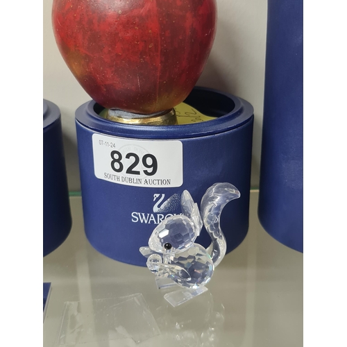 829 - A Swarovski long ear squirrel. RRP £55.00 on thecrystallodge.co.uk. Super collectors item. With orig... 