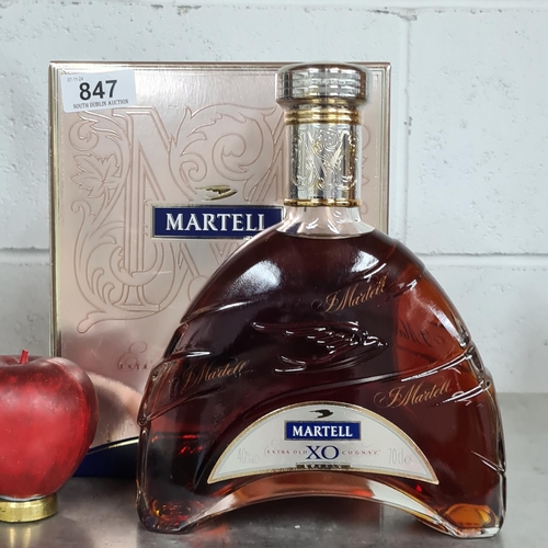 847 - Star Lot : A boxed bottle of Martell XO extra old Cognac brandy 40%. RRP € 235 cognac-expert.com