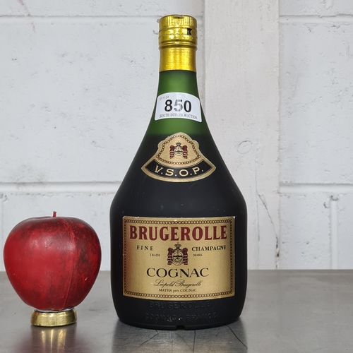 850 - A bottle of Brugerolle VSOP Cognac Fine Champagne brandy 70cl.