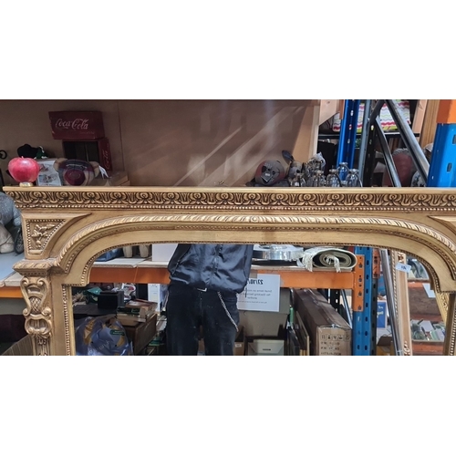 1186 - Super Star lot : A fabulous Large ornate overmantel gilt mirror with detailed carvings, Victorian st... 