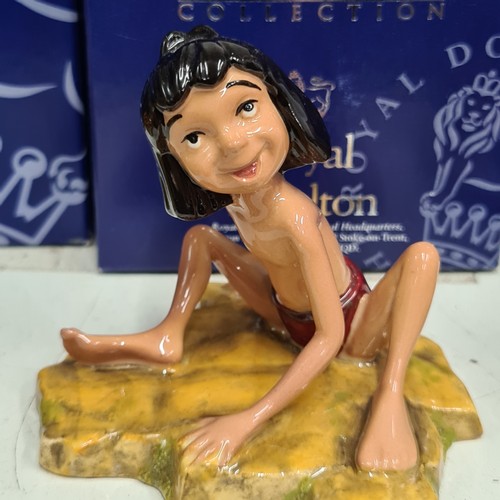 128 - Super Star Lot : A fabulous selection of eight Royal Doulton Jungle Book from the1 Showcase Collecti... 