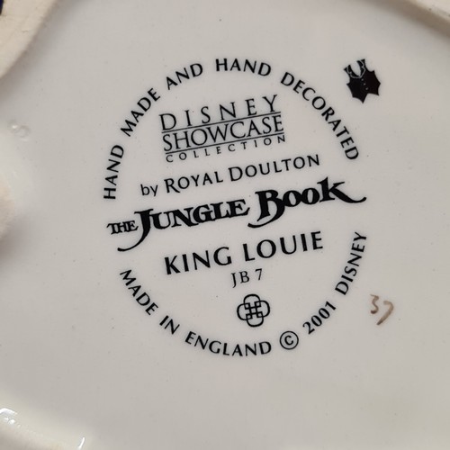 128 - Super Star Lot : A fabulous selection of eight Royal Doulton Jungle Book from the1 Showcase Collecti... 