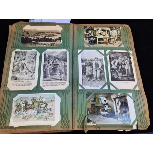 144 - Star Lot : An amazing selection of approx. 750 antique postcards consisting of both Irish and Uk car... 