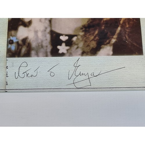 155 - Hand signed Paint the sky with stars print, Signed by Irish legend Enya. Enya doesn't have a lot han... 