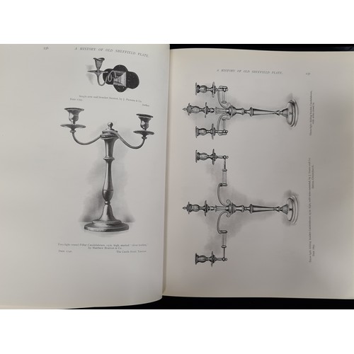 248 - A large 1968 hardback book titled 'History of Old Sheffield Plate'. This book, originally written in... 