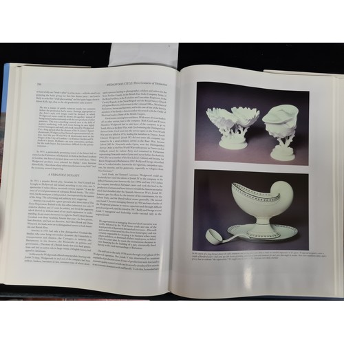 252 - A very large Hand signed hardback book titled 'Wedgwood Style - Three Centuries of Distinction'. Sig... 