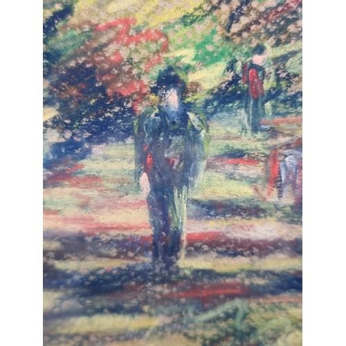 1255 - Star Lot: John Nolan (b.1958, Irish) An original John Nolan (b.1958, Irish) pastel on paper drawing ... 