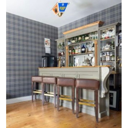 927 - Super Star Lot. A fabulous Home Bar. Includes four commercial bar stools in super condition with bra... 