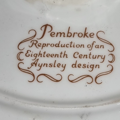 982 - Aynsley Pembroke fine bone china plate, reproduces an 18th-century design, established 1775, made in... 