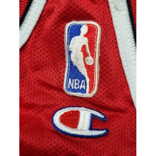 1051 - A fantastic 1990s Champion original Chicago Bulls NBA Basketball jersey. With the iconic '(Michael) ... 