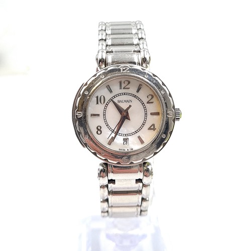 1111 - Star Lot : A lovely 'Pierre Balmain' 5 bar 'Sapphire' Ladies Swiss made wrist watch. Boxed.