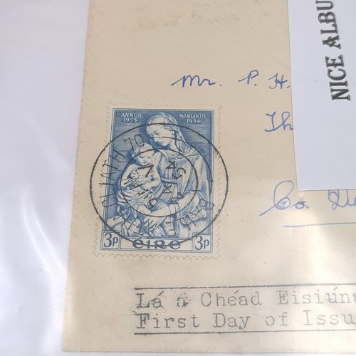 1119 - A nice album of mainly Irish First Day Covers included Marian Year and Moore, full set of Gerl 2nd d... 