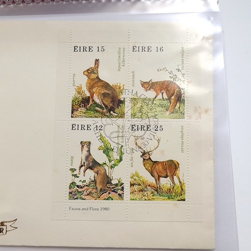 1119 - A nice album of mainly Irish First Day Covers included Marian Year and Moore, full set of Gerl 2nd d... 