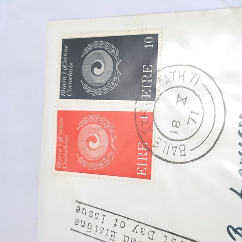 1120 - A superb collection of Irish First Day Covers, complete run from 1970 to 1974 incluuded Mccurtain/ M... 