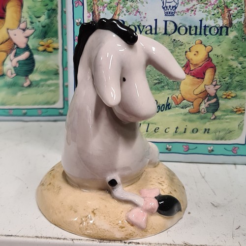 1336 - Star Lot : A selection of nine Royal Doulton figurines from the Winnie-the-Pooh collection, includes... 