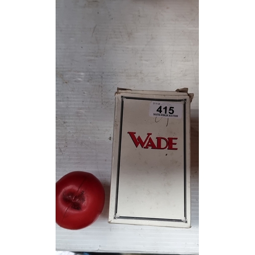 415 - A vintage Wade ceramic Betty Boop figurine in festive attire, includes original box.