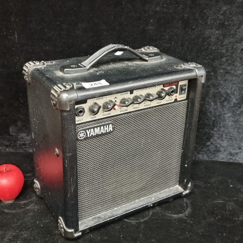 248 - A 'YAMAHA' GA-15 Guitar Amplifier. Features a front control panel with gain, volume, treble, middle,... 