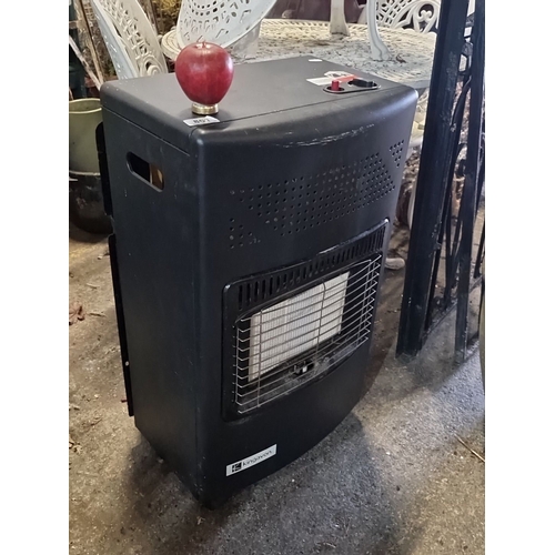 861 - Portable gas superset heater with integrated storage for Flogas cylinder, included.