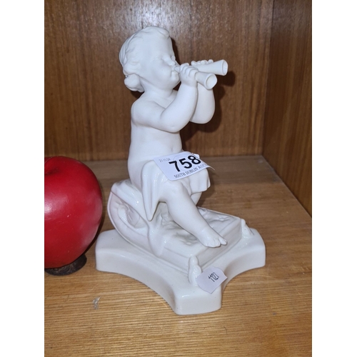 758 - Belleek Collectors Society porcelain figurine, 