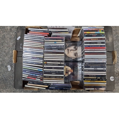 779 - Collection of 100+ CD albums featuring various artists and genres, including Adele, Shania Twain, an... 