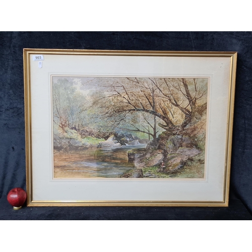 903 - Star Lot: Rosa Müller. An original Rosa Müller (1822-1914) watercolour with oil accents on paper pai... 