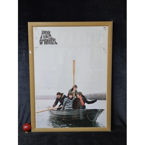 908 - A fabulous Artic Monkeys band poster featuring a humorous image of the band in a row boat.

MM: 70cm... 