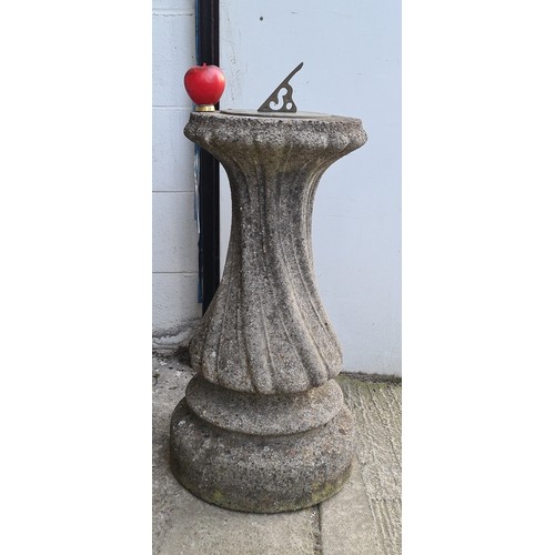 731 - Super Star Lot: A fabulous original 1767 solid bronze Sundial on granite base. 
Fabulous original Pi... 